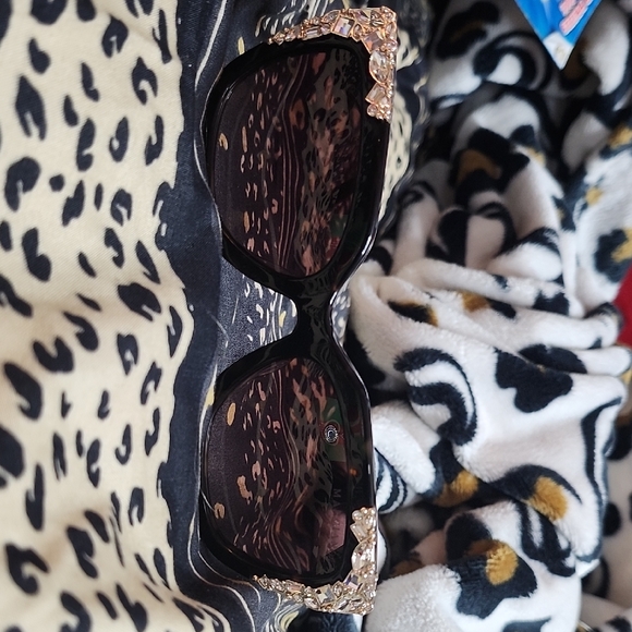 Marciano Brown Gradient Sunglasses with Crystal Accents main image 7